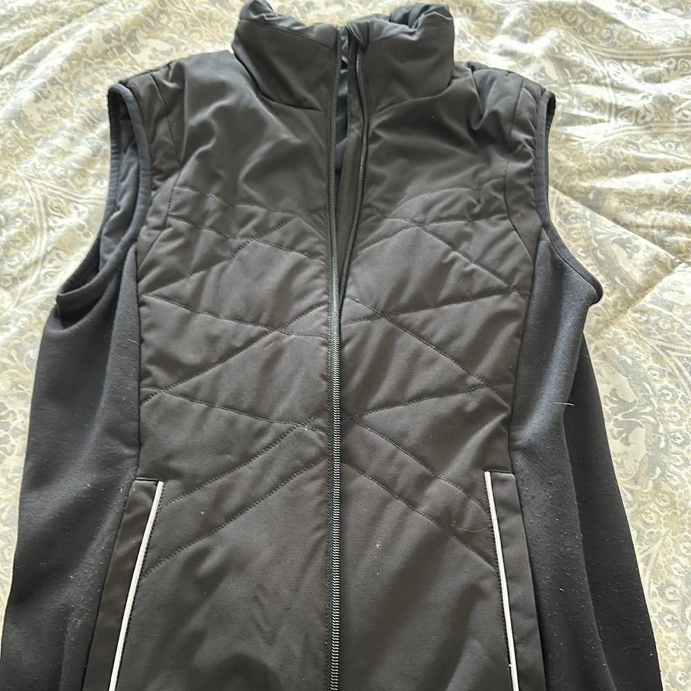 Women's Black Quilted Vest